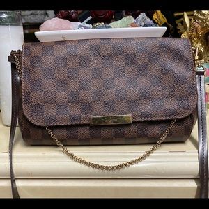 Authentic Louis Vuitton Favorite MM Damier Ebene